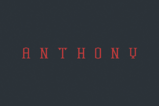 Anthony Serif Font for Handmade Branding