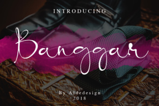 Banggar: A Classy Script Handwritten Font for Elegant Branding