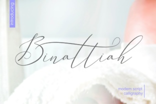 Binattiah: A Romantic Script Handwritten Font for Modern Web Design