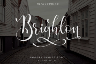 Brighlon: A Playful Yet Elegant Script Font for Digital Brands