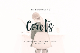 Corets: A Script Handwritten Font for Whimsical Branding