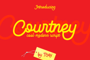 Courtney: A Script Font for Bold Web Design and Brand Identity