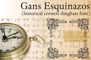Gans Esquinazos: A Decorative Font for Editorial Design and Visual Storytelling