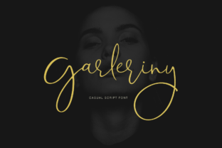 Garleriny: A Fresh Handwritten Script Font for Small Business Branding