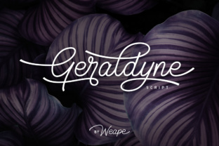 Geraldyne: A Script Handwritten Font for Modern Web Design