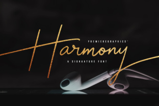 Harmony Script: A Refined Script Handwritten Font for Designers