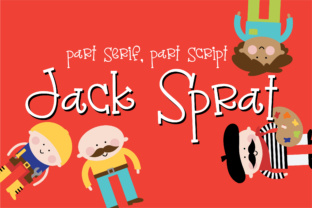 Jack Sprat Font: Whimsical Serif for Handmade Labels & Printables