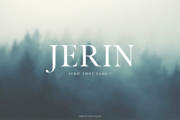 Jerin: A Serif Font That Elevates Your Web Design