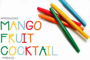Mango Fruit Cocktail: A Sans Serif Font for Creative Crafters