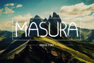 Masura Brush Font for Hand-Painted Design Charm