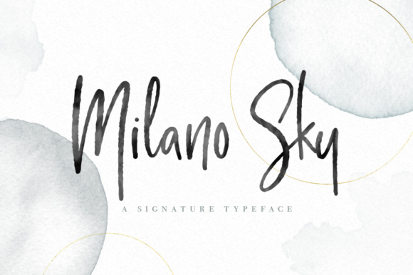 Milano Sky Script: A Fancy Font for Polished Branding