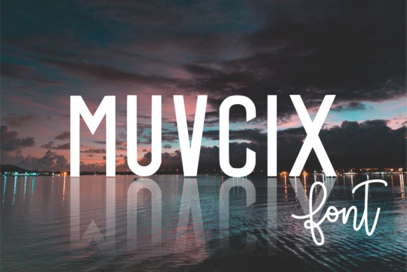 Muvcix: A Sleek Sans Serif Font for Modern Branding