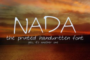 Nada: A Simple Handwritten Font for Your Brand