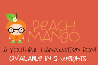 Peach Mango Script Handwritten Font for Digital Design