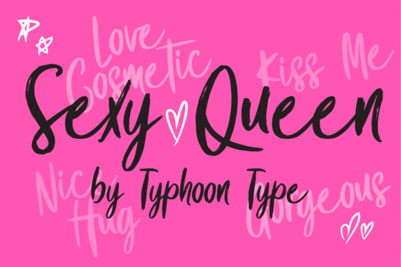 Sexy Queen Font for Beauty & Fashion Branding