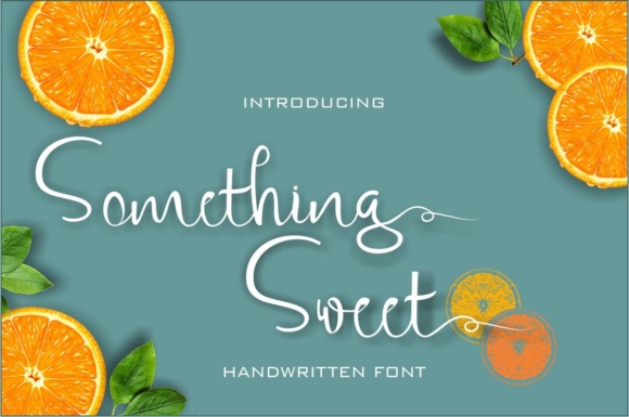 Something Sweet: A Script Handwritten Font for Elegant Editorial Design