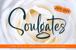 Soulgates: A Classy Brush Script for Modern Design