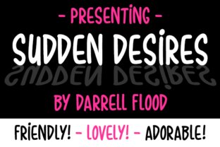 Sudden Desires Font for Handmade Creatives