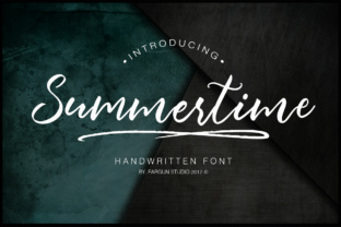 Summertime Script Font for Handmade Branding & Packaging