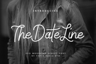 The Date Line Script Font for Small Business Branding