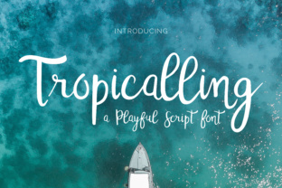 Tropicalling: A Script Font That Brings Tropical Charm to Every Project