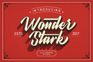 Wonder Stark: A Bold Script Handwritten Font for Impactful Design
