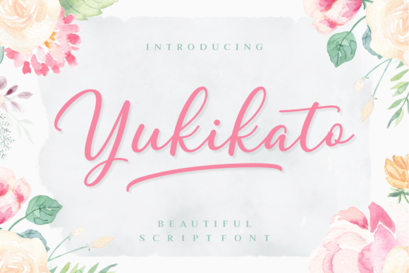 Yukikato Script Font for Feminine Editorial Design
